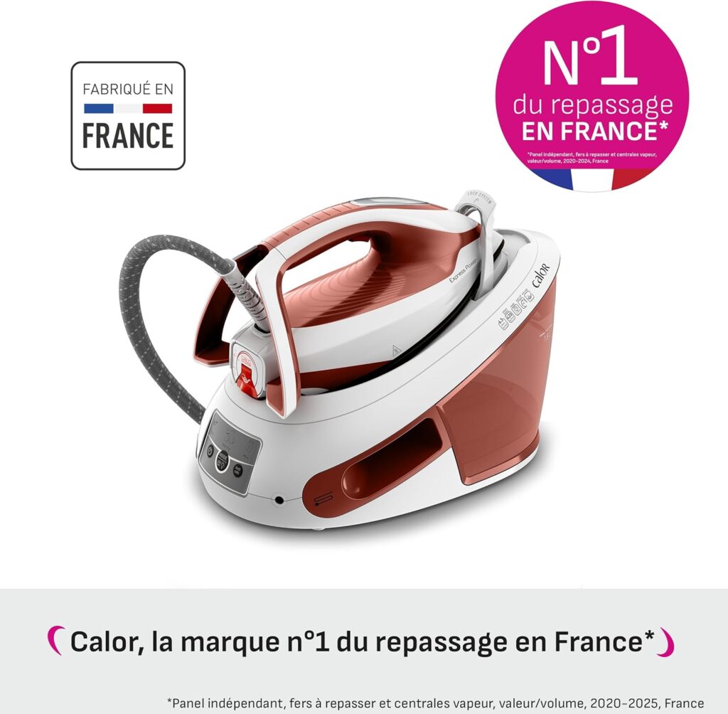 Fer verrouillé sur sa base par le système Lock System, prêt à être porté en un bloc