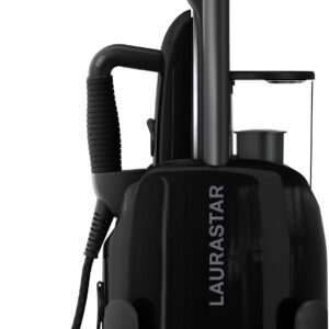Laurastar Lift Plus Ultimate Black, Centrale Vapeur Nomade 3en1, Repasse, Défroisse et Purifie Vos Textiles, Vapeur Hygiénique, Réservoir Amovible, Repassage Vertical, Enrouleur Automatique, Noir