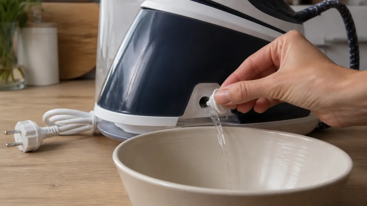 Vidange d'une centrale froide par son bouchon Easy De-Calc